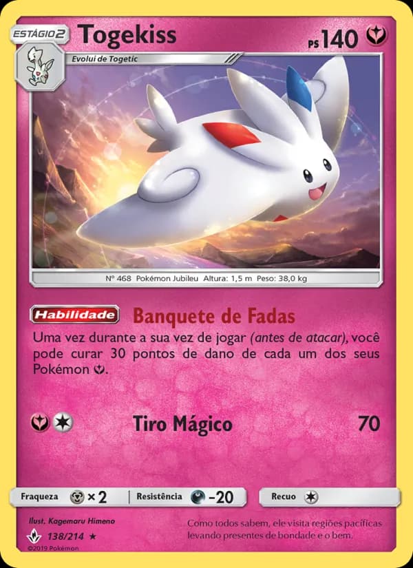 Togekiss, carta 138 de Elos Inquebráveis
