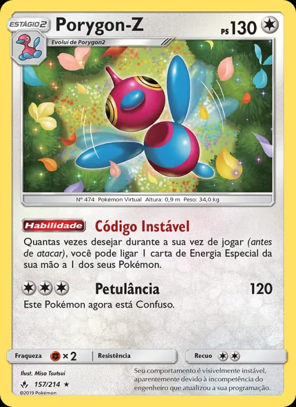 Porygon-Z, carta 157 de Elos Inquebráveis