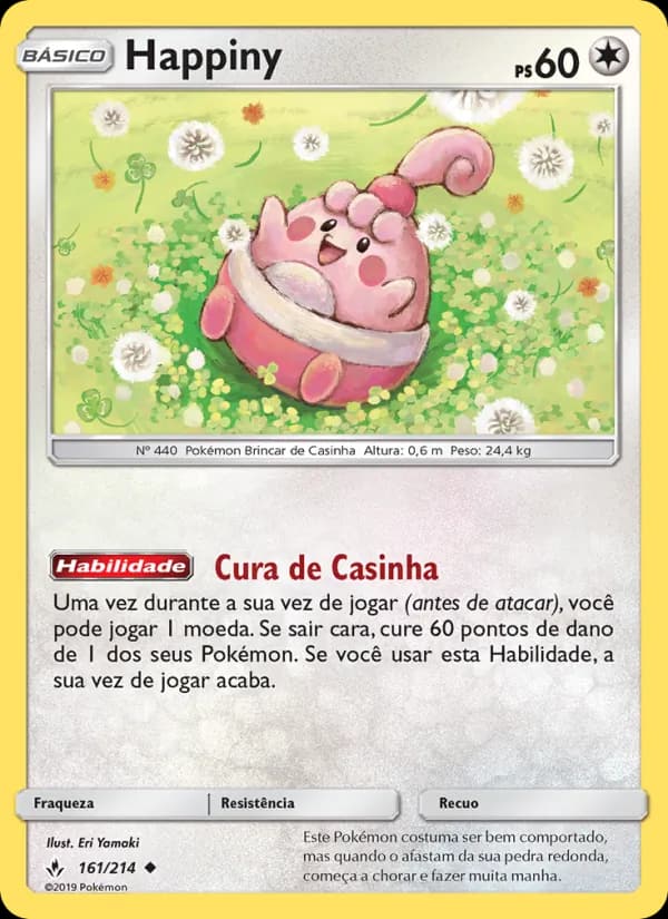Happiny, carta 161 de Elos Inquebráveis