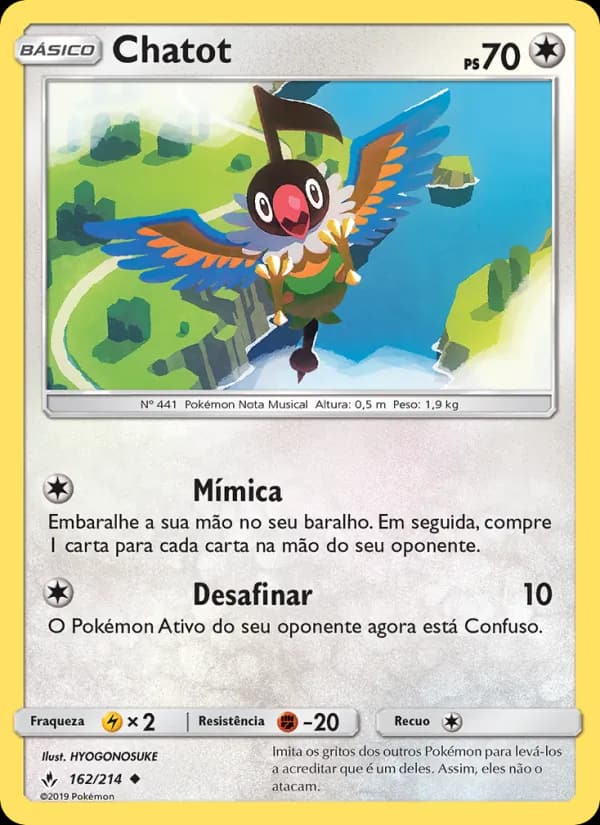 Chatot, carta 162 de Elos Inquebráveis