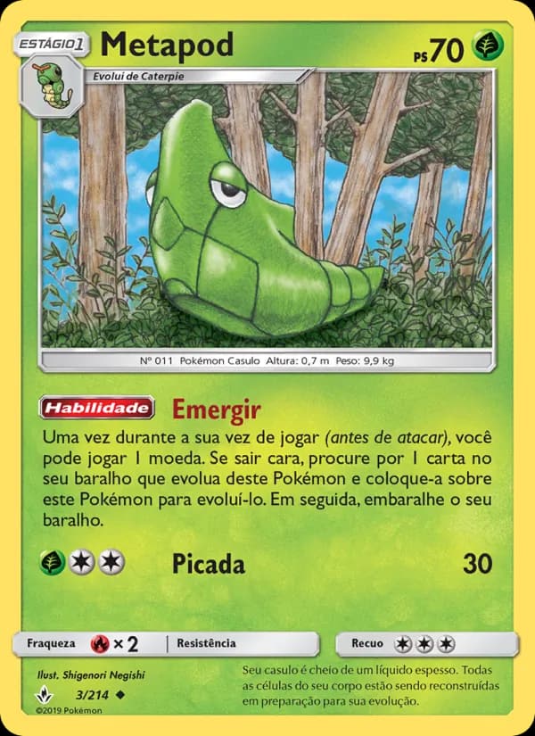 Metapod, carta 3 de Elos Inquebráveis