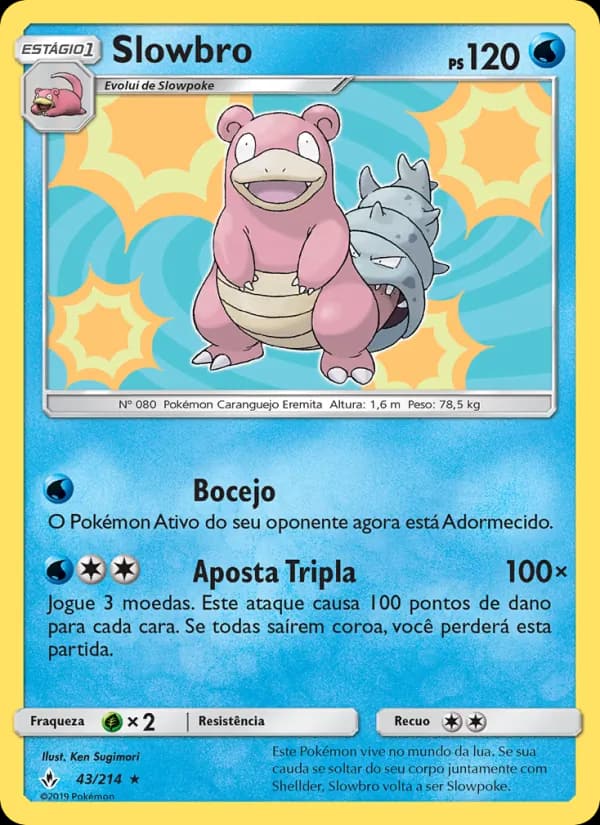 Slowbro, carta 43 de Elos Inquebráveis