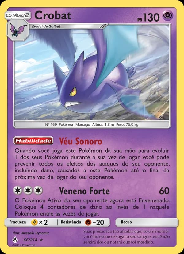 Crobat, carta 66 de Elos Inquebráveis