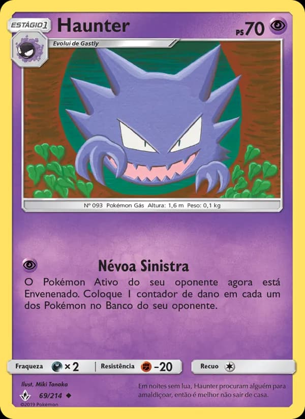 Haunter, carta 69 de Elos Inquebráveis
