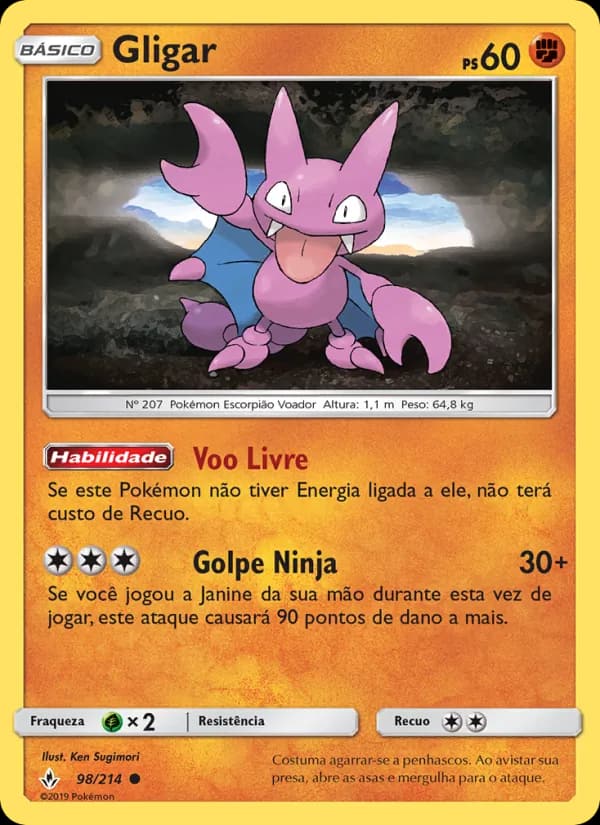 Gligar, carta 98 de Elos Inquebráveis