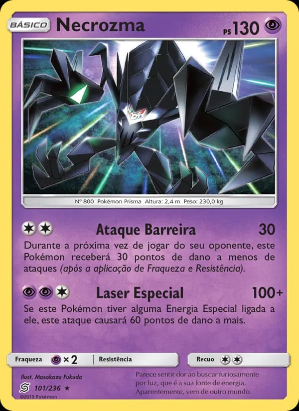 Necrozma, carta 101 de Sintonia Mental 