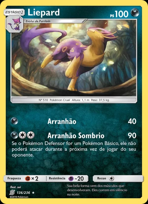 Liepard, carta 136 de Sintonia Mental 