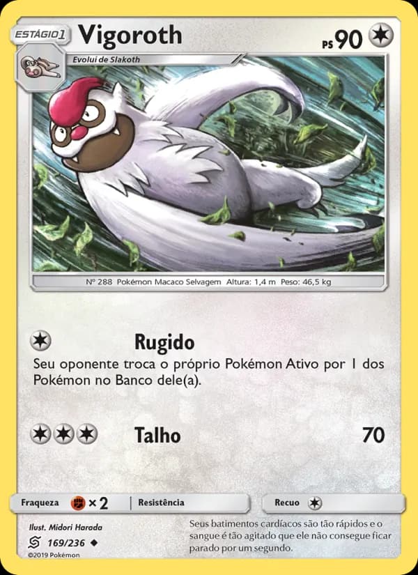 Vigoroth, carta 169 de Sintonia Mental 