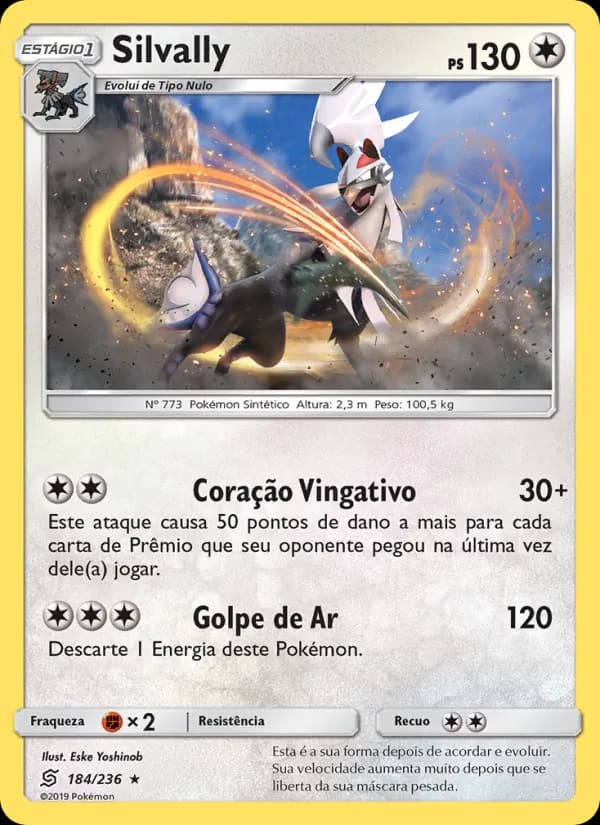 Silvally, carta 184 de Sintonia Mental