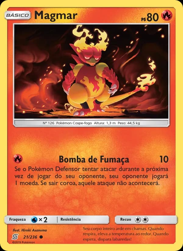 Magmar, carta 21 de Sintonia Mental