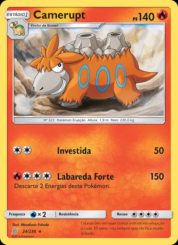 Camerupt, carta 24 de Sintonia Mental 