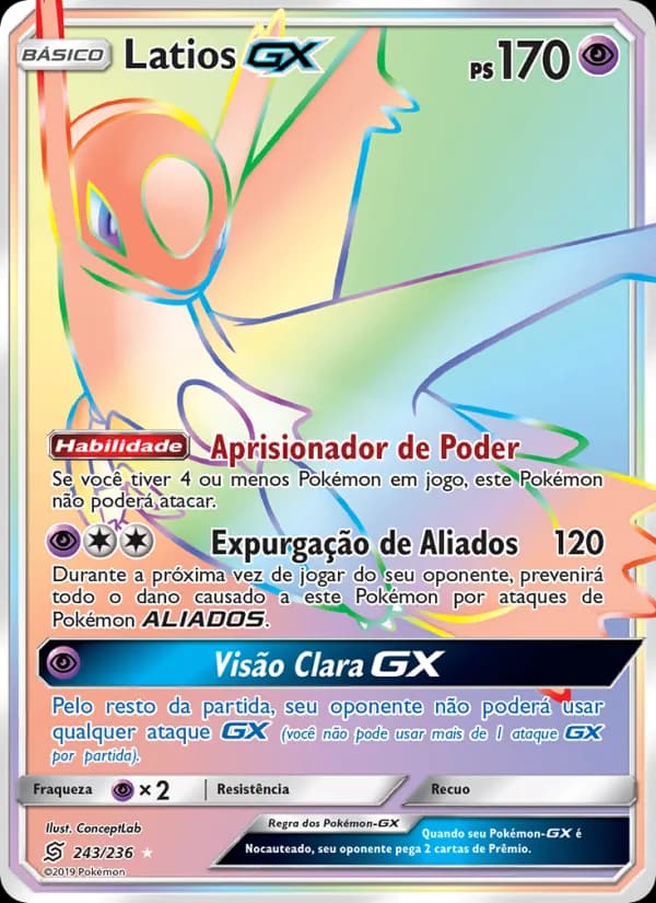 Latios GX, carta 243 de Sintonia Mental 