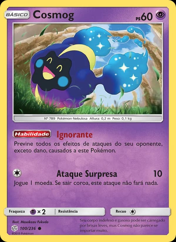 Cosmog, carta 100 de Eclipse Cósmico