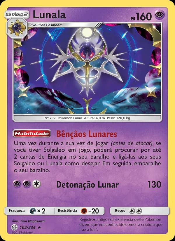 Lunala, carta 102 de Eclipse Cósmico