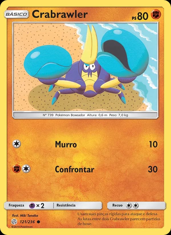 Crabrawler, carta 121 de Eclipse Cósmico