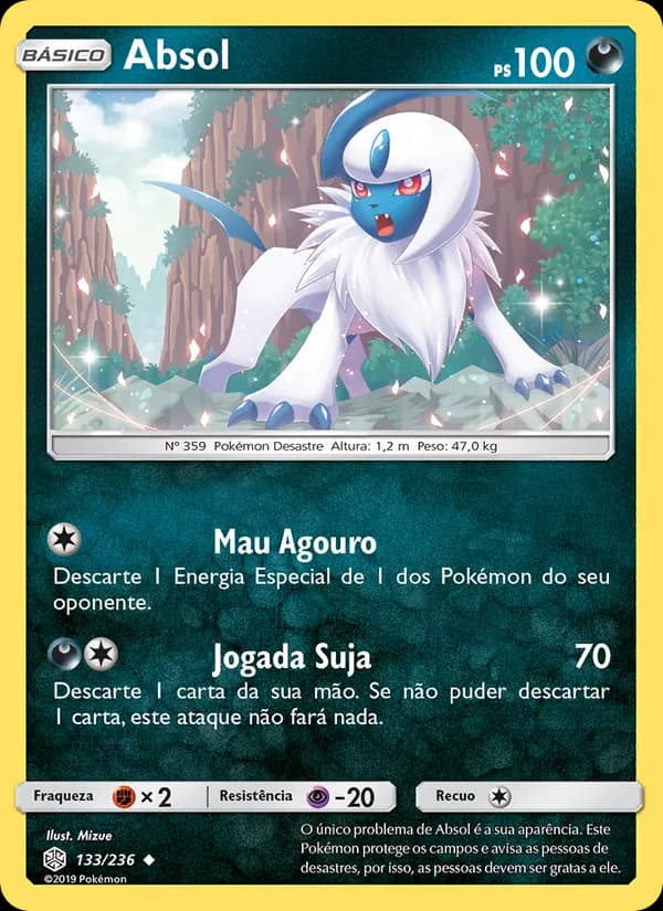 Absol, carta 133 de Eclipse Cósmico