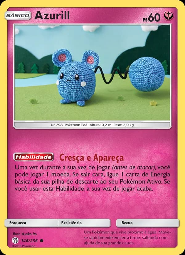 Azurill, carta 146 de Eclipse Cósmico