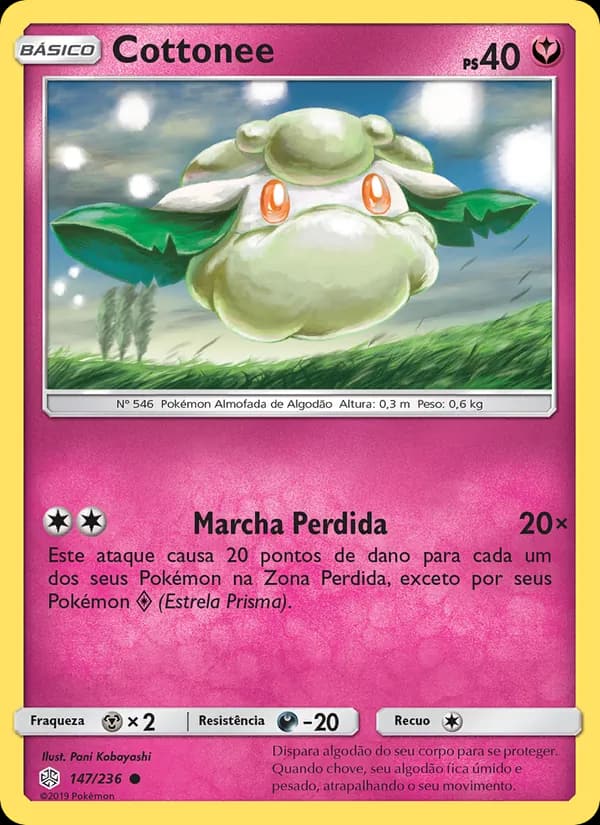 Cottonee, carta 147 de Eclipse Cósmico