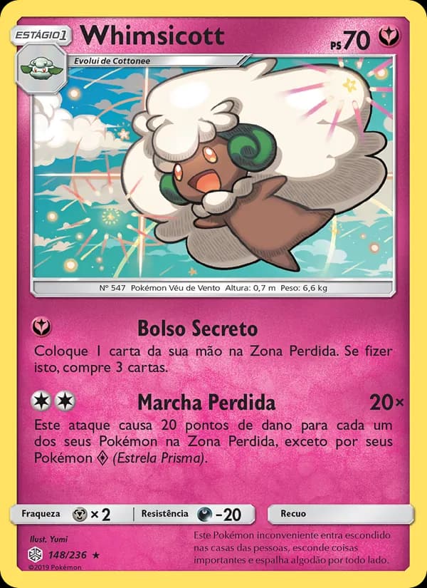 Whimsicott, carta 148 de Eclipse Cósmico