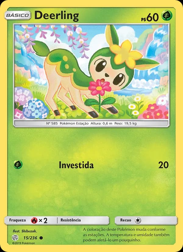 Deerling, carta 15 de Eclipse Cósmico