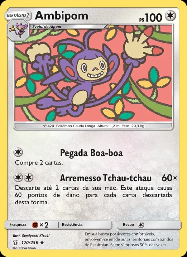 Ambipom, carta 170 de Eclipse Cósmico