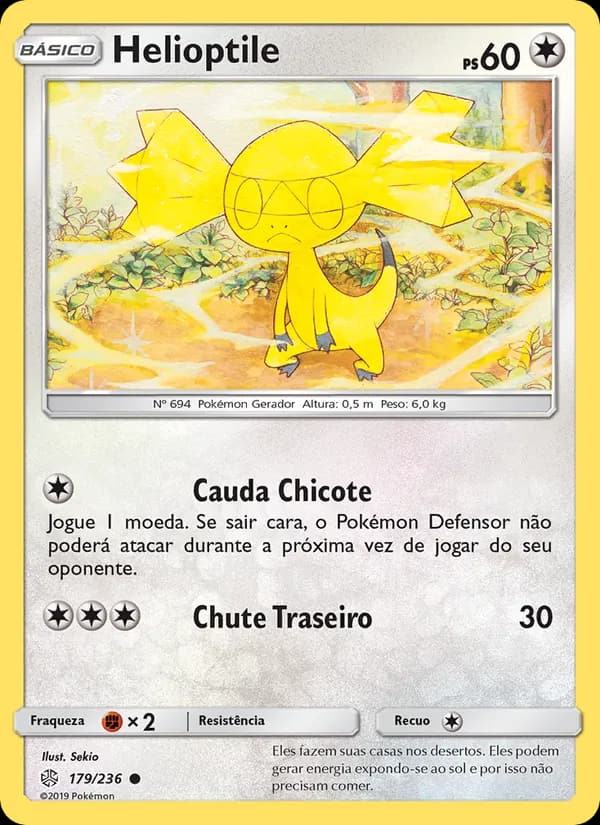 Helioptile, carta 179 de Eclipse Cósmico