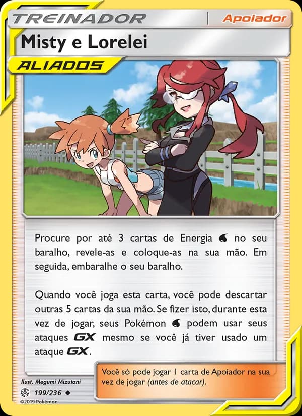 Misty e Lorelei, carta 199 de Eclipse Cósmico