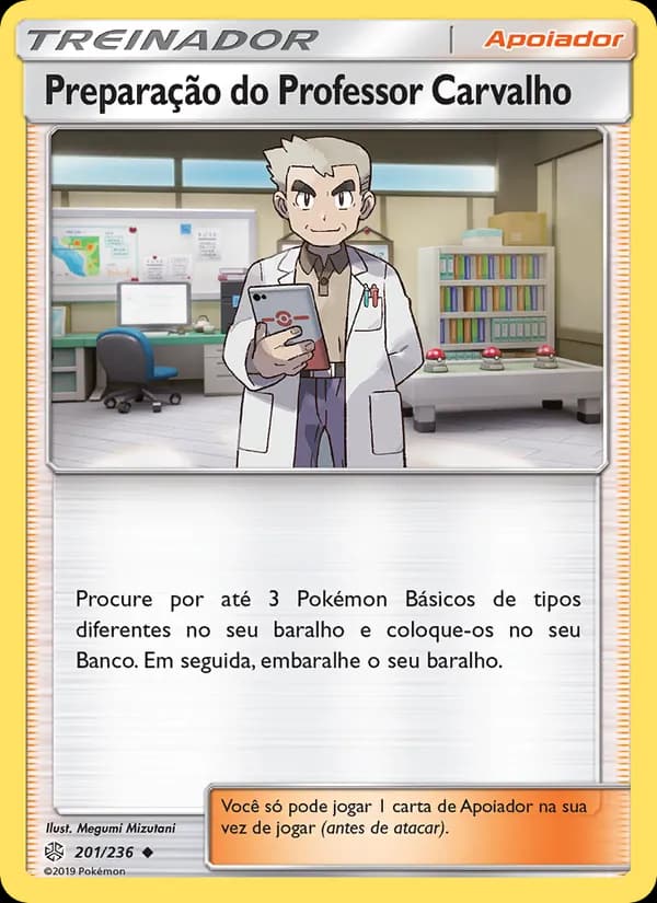 Preparação do Professor Carvalho, carta 201 de Eclipse Cósmico
