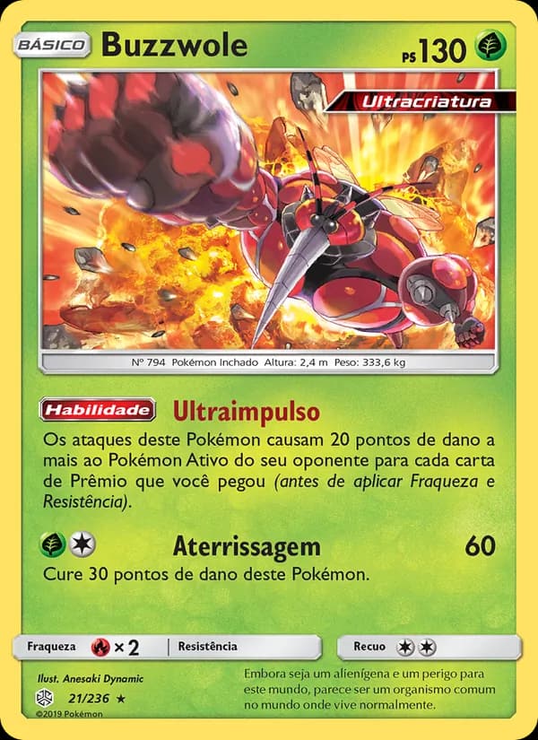 Buzzwole, carta 21 de Eclipse Cósmico