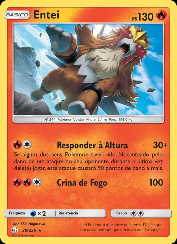 Entei, carta 28 de Eclipse Cósmico