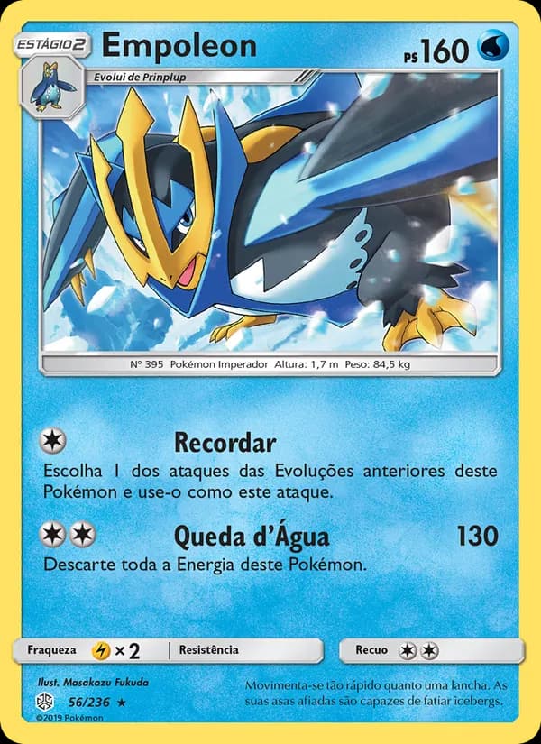 Empoleon, carta 56 de Eclipse Cósmico