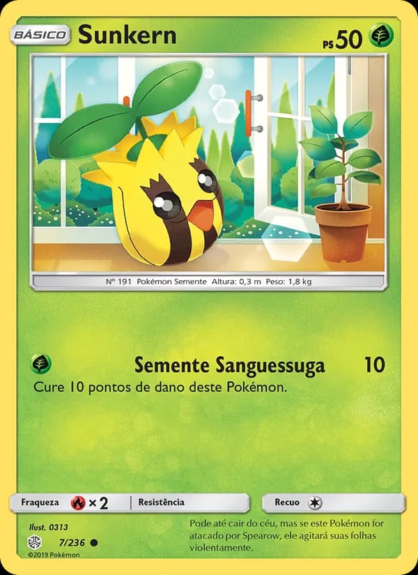 Sunkern, carta 7 de Eclipse Cósmico