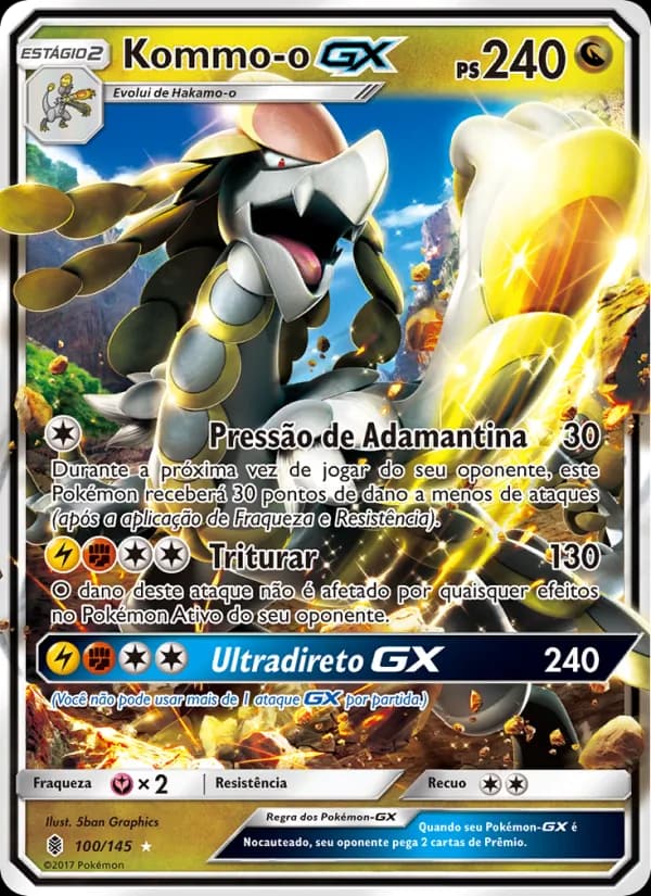 Kommo-o GX, carta 100 de Guardiões Ascendentes