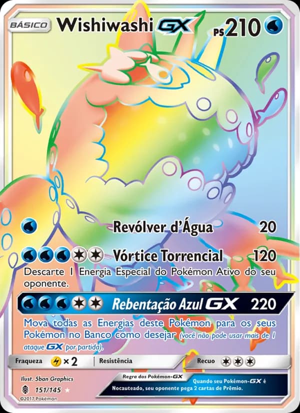 Wishiwashi GX, carta 151 de Guardiões Ascendentes