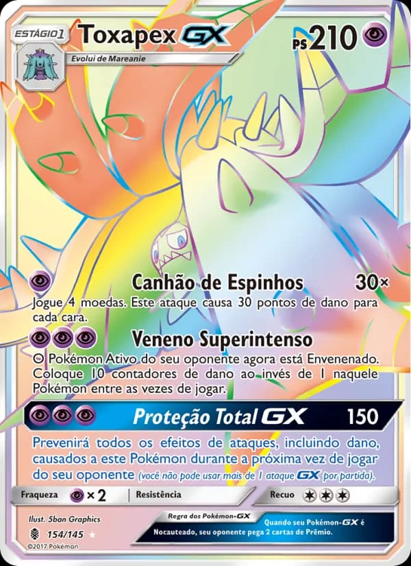 Toxapex GX, carta 154 de Guardiões Ascendentes