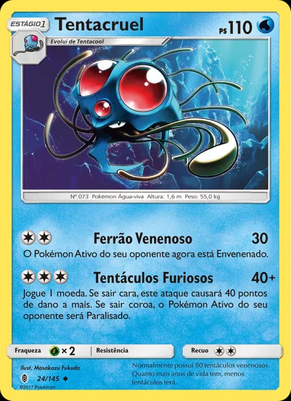Tentacruel, carta 24 de Guardiões Ascendentes