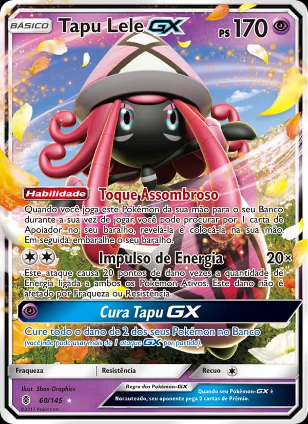 Tapu Lele GX, carta 60 de Guardiões Ascendentes