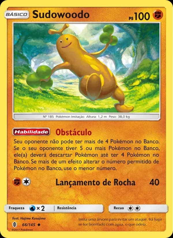 Sudowoodo, carta 66 de Guardiões Ascendentes