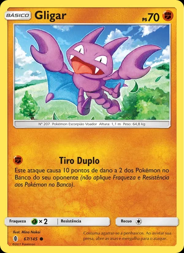 Gligar, carta 67 de Guardiões Ascendentes