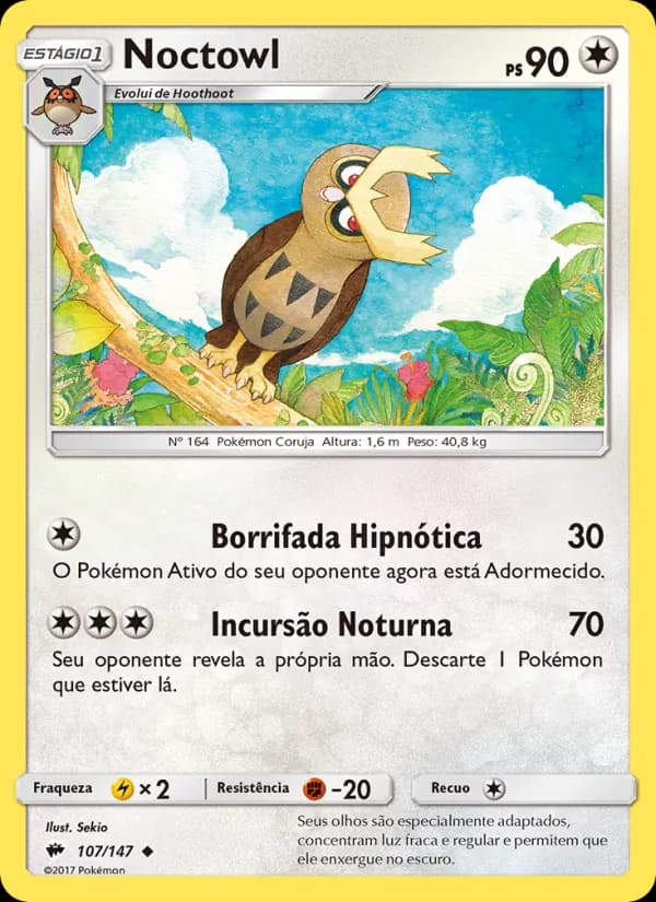 Noctowl, carta 107 de Sombras Ardentes