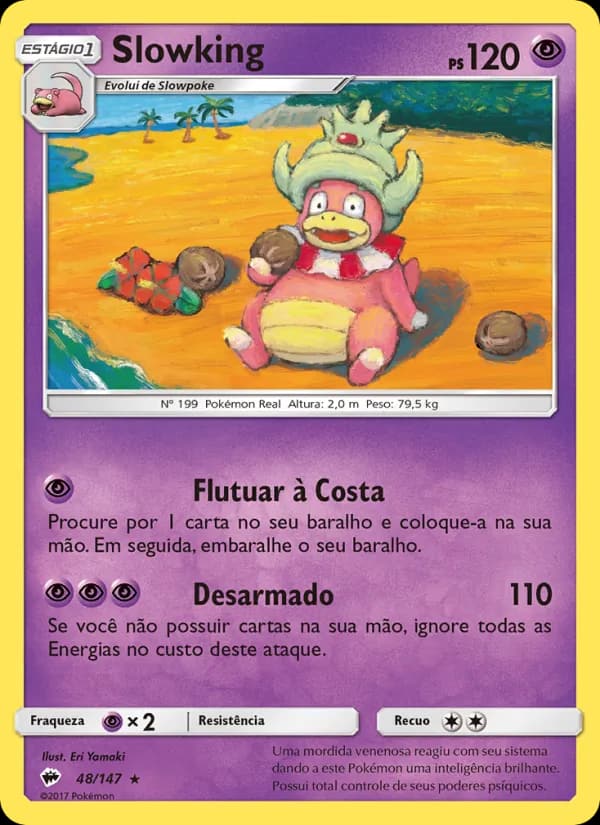 Slowking, carta 48 de Sombras Ardentes
