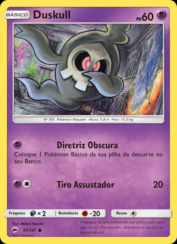 Duskull, carta 51 de Sombras Ardentes
