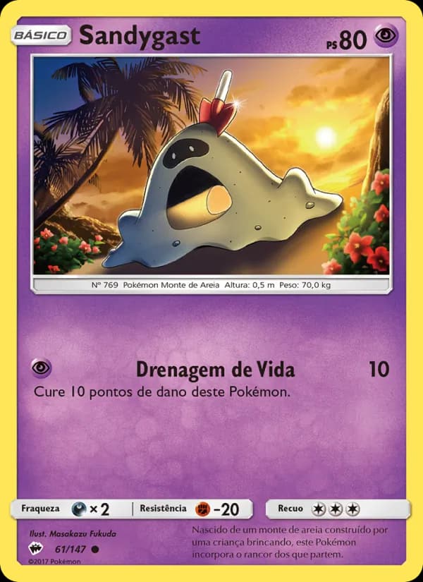 Sandygast, carta 61 de Sombras Ardentes