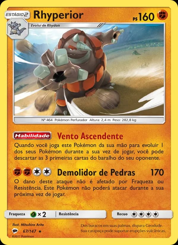 Rhyperior, carta 67 de Sombras Ardentes