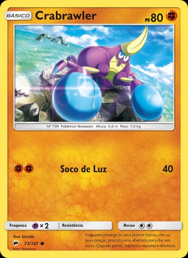 Crabrawler, carta 73 de Sombras Ardentes