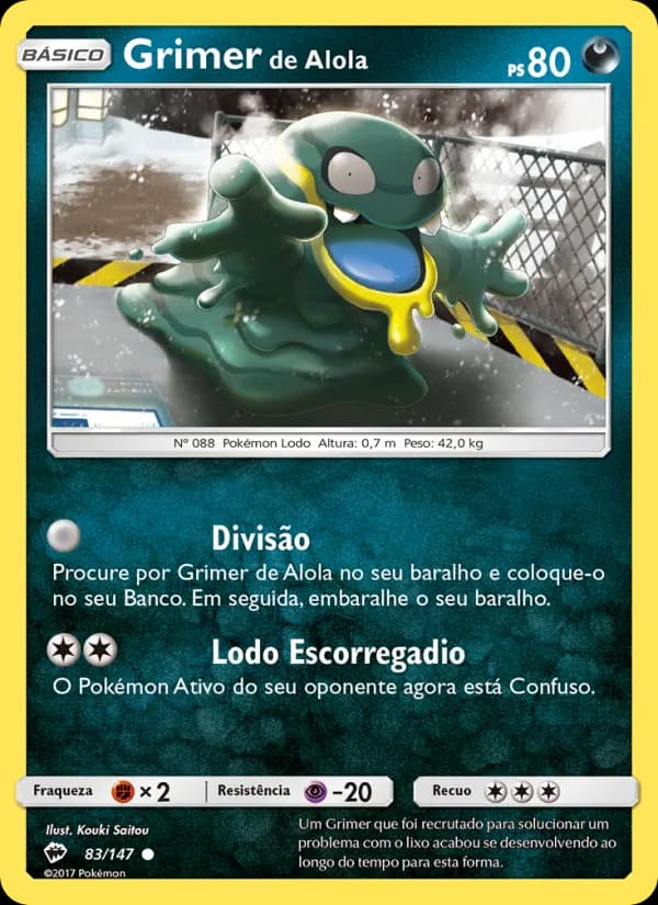 Grimer de Alola, carta 83 de Sombras Ardentes