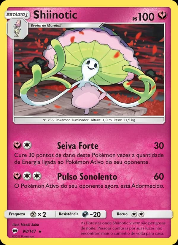 Shiinotic, carta 98 de Sombras Ardentes
