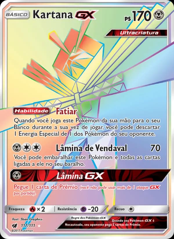 Kartana GX, carta 117 de Invasão Carmim