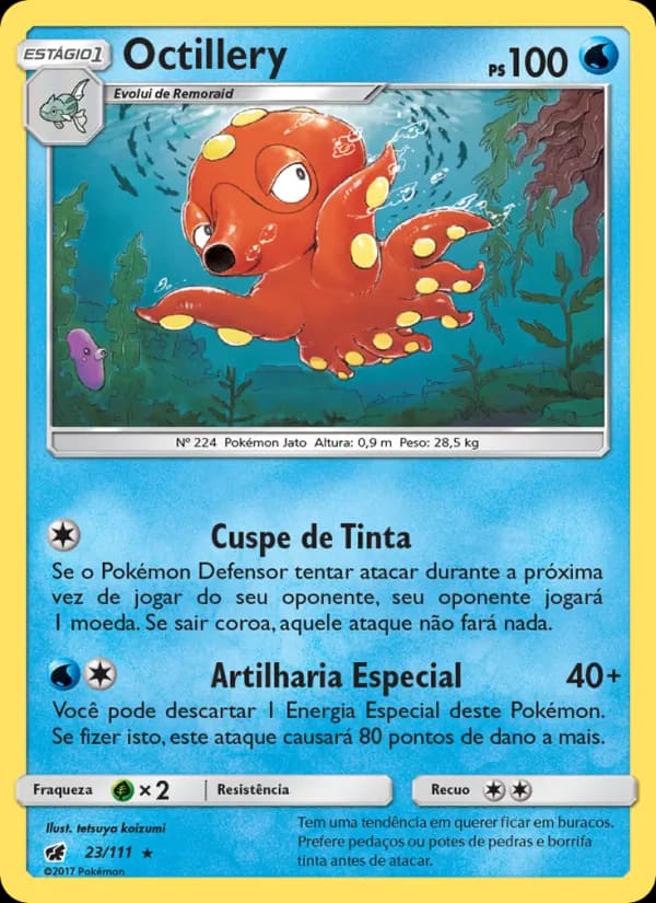 Octillery, carta 23 de Invasão Carmim
