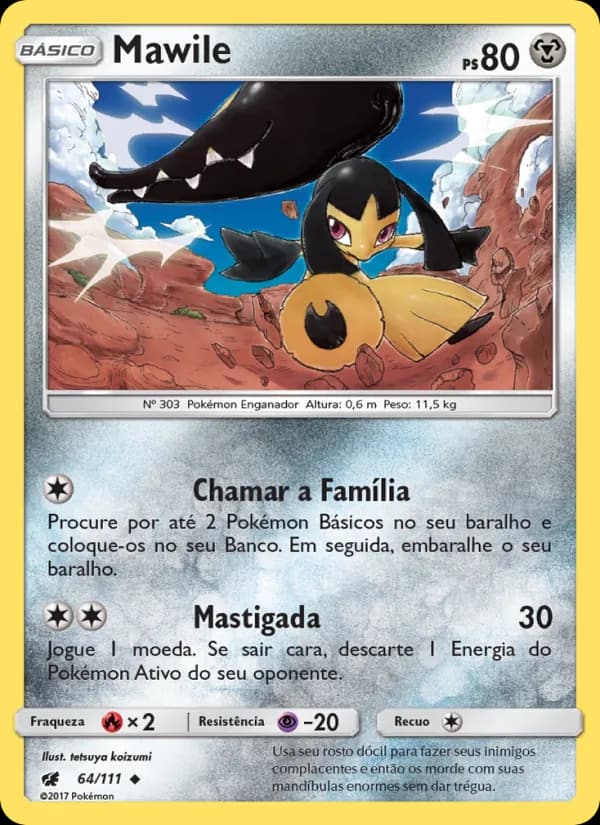 Mawile, carta 64 de Invasão Carmim